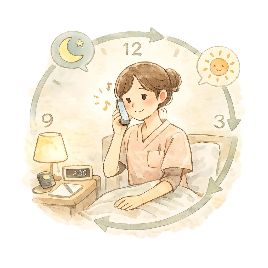 緊急時は24時間対応のイラスト