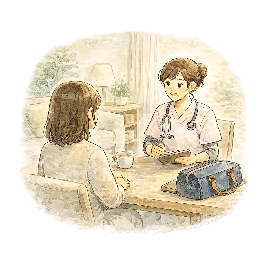 Family consultation illustration